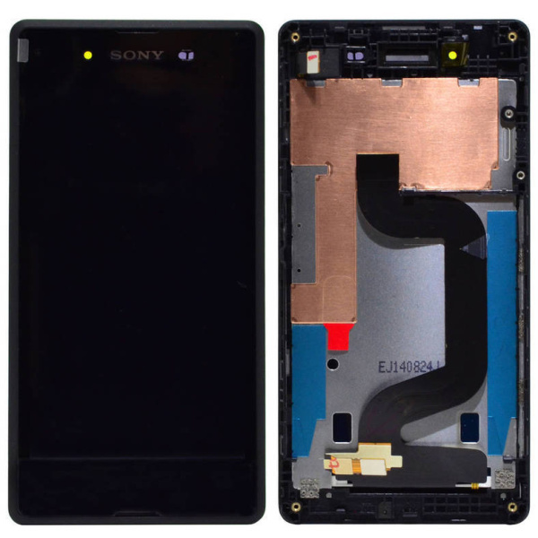 Οθόνη Και Μηχανισμός Αφής Με Πλαίσιο Sony Xperia E3 D2203 Μαύρο OEM