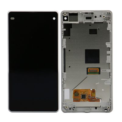 Οθόνη Και Μηχανισμός Αφής Με Πλαίσιο Sony Xperia Z1 Compact D5503 Λευκό OEM