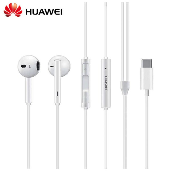 Ακουστικά Huawei CM33 Type C Λευκό (Bulk)