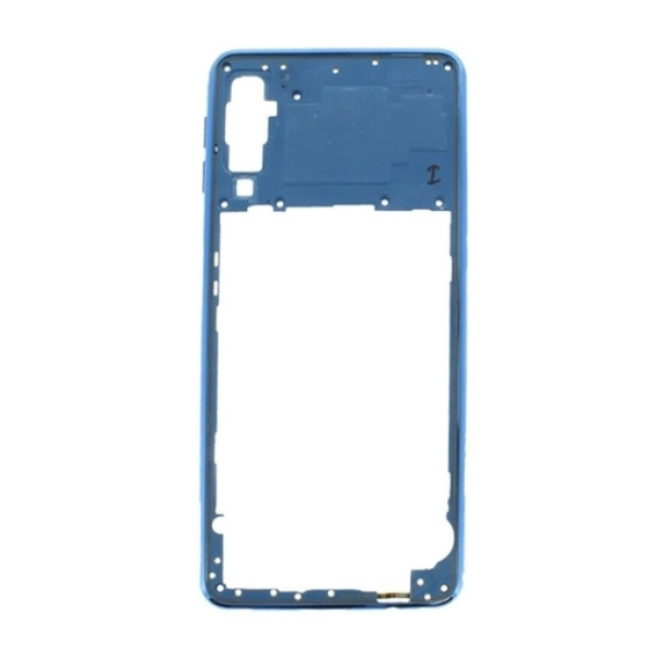 Middle Frame Samsung Galaxy A7 2018 A750 Blue With Antennas