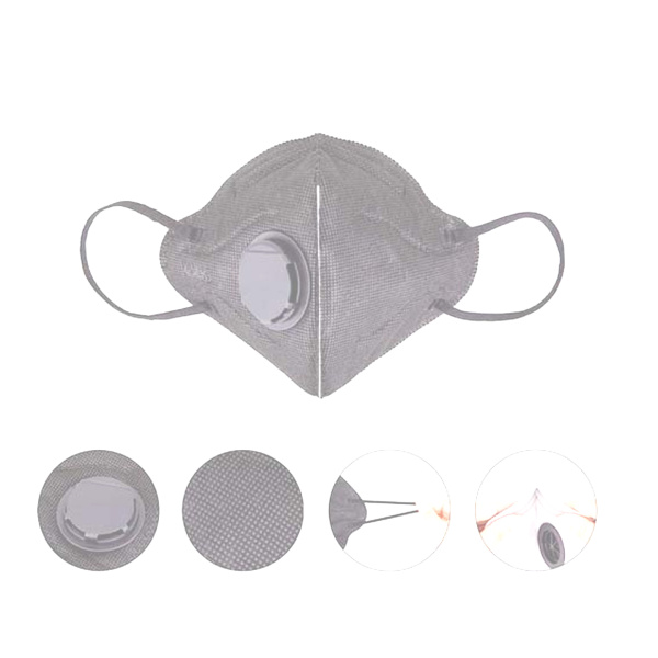 Protective Antivirus Face Mask With Filter Korea KF94 Mask White - 2 PCS SET