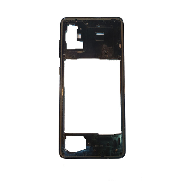 Μεσαίο Πλαίσιο Samsung Galaxy A71 A715 Μαύρο