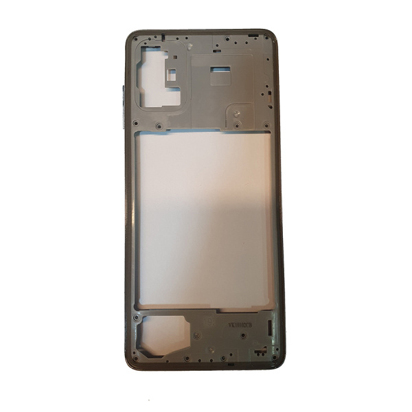 Μεσαίο Πλαίσιο Samsung Galaxy A71 A715 Λευκό