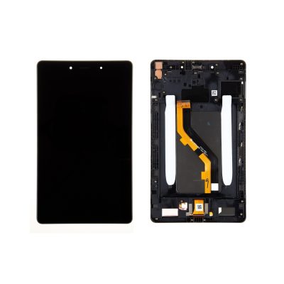 Γνήσια Οθόνη Και Μηχανισμό Αφής Με Πλαίσιο Samsung Galaxy Tab A 8.0 LTE T295N Μαύρο GH81-17178A (Service Pack)