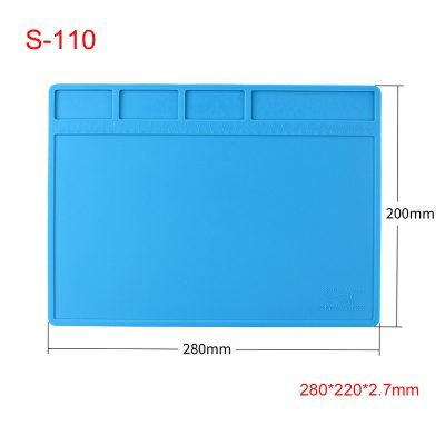 BEST S-110 280mm X 200mm Insulation Pad Heat-Resistant Silicon Mat