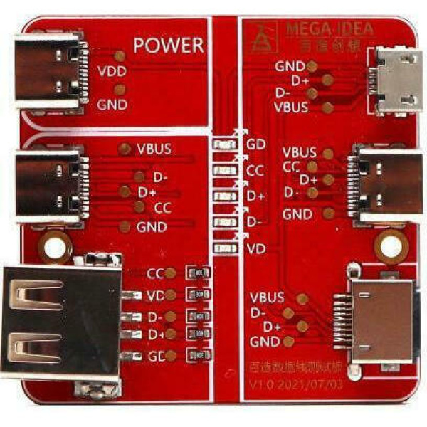 Εργαλείο Ελέγχου Καλωδίων Micro USB/ Type C / Lightining QianLi Mega-Idea