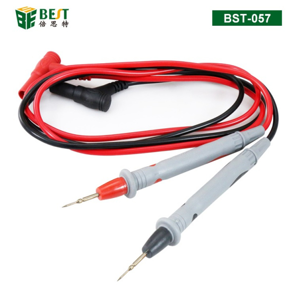 BEST Multimeter Probes BST-057 (A) Material: Silicone Red: positive Black: negative Cable Length:90cm Total length:108cm