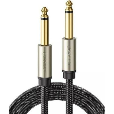 UGREEN AV128 Audio Jack cable 6.35mm male to 6.3mm male 1m (grey) 10636 UGREEN AV128 cable – excellent audio quality Aud