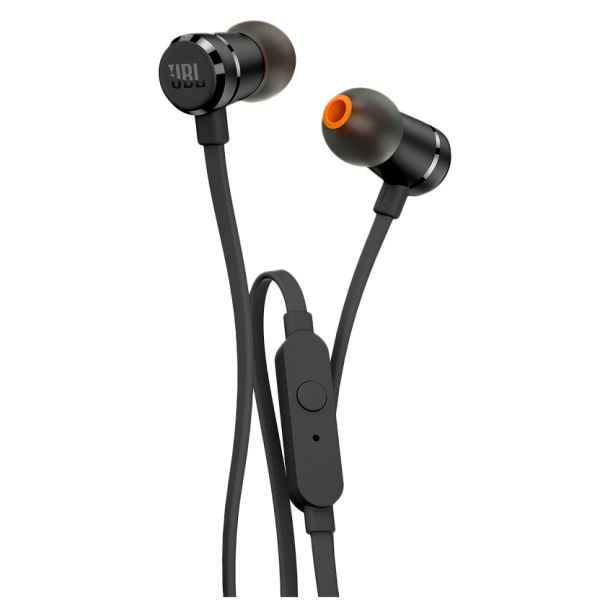 JBL Handsfree Earbuds 3,5mm 1,2m Black T290 - Connector type: 3.5mm jack - Volume control : does not have volume control